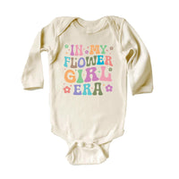 In My Flower Girl Era Onesie Baby Bodysuit, Baby Shirt, Toddler Sweatshirt, Cute Girls Wedding Party Outfit, Flower Girl Gift, Bridal Moment
