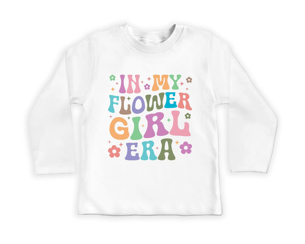 In My Flower Girl Era Onesie Baby Bodysuit, Baby Shirt, Toddler Sweatshirt, Cute Girls Wedding Party Outfit, Flower Girl Gift, Bridal Moment