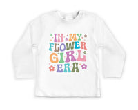 In My Flower Girl Era Onesie Baby Bodysuit, Baby Shirt, Toddler Sweatshirt, Cute Girls Wedding Party Outfit, Flower Girl Gift, Bridal Moment
