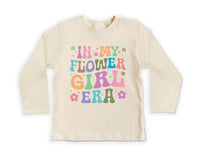 In My Flower Girl Era Onesie Baby Bodysuit, Baby Shirt, Toddler Sweatshirt, Cute Girls Wedding Party Outfit, Flower Girl Gift, Bridal Moment