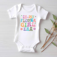 In My Flower Girl Era Onesie Baby Bodysuit, Baby Shirt, Toddler Sweatshirt, Cute Girls Wedding Party Outfit, Flower Girl Gift, Bridal Moment