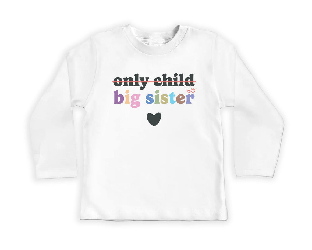 Retro Big Sister Onesie, Baby Bodysuit, Baby Shirt, Toddler Sweatshirt, Big Sis Sibling Outfit, Cute Announcement Gift, Sister Family Reveal