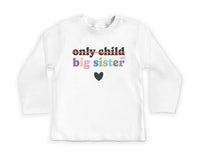 Retro Big Sister Onesie, Baby Bodysuit, Baby Shirt, Toddler Sweatshirt, Big Sis Sibling Outfit, Cute Announcement Gift, Sister Family Reveal