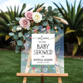 Wildflower Baby Shower Sign, Wildflower Baby Shower Acrylic Welcome Sign, Floral Baby Shower Sign, Wildflowers Baby Shower Decorations