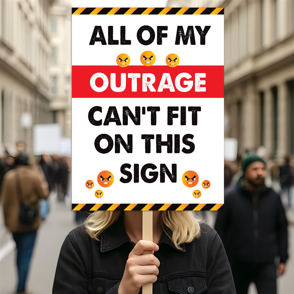 No Kings In America Protest Sign, Anti-Trump Resistance
