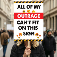 No Kings In America Protest Sign, Anti-Trump Resistance