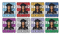 Custom Face Fans With Wooden Handle, Graduation Head, Grad Face Fans