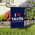 I Love Tacos Trump Always Chickens Out Protest Garden Flag, Double Sided, Resist Hate, Anti-Trump, Resist Racism Flag, Resist Fascism Flag