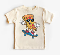 Funny Pizza Onesie, Baby Bodysuit, Baby Shirt, Toddler Sweatshirt - Retro Skateboard Baby Outfit, Foodie Baby Gift, Trendy Funny Baby Look