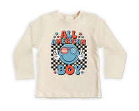 All American Boy Baby Bodysuit, Baby Shirt, Toddler Sweatshirt - America Retro Outfit, 4th of July Toddler Gift, Retro Memorial Day Clothing