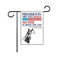 No Kings In America Garden Flag, 12x18 Inch Double Sided, Resist Hate Flag