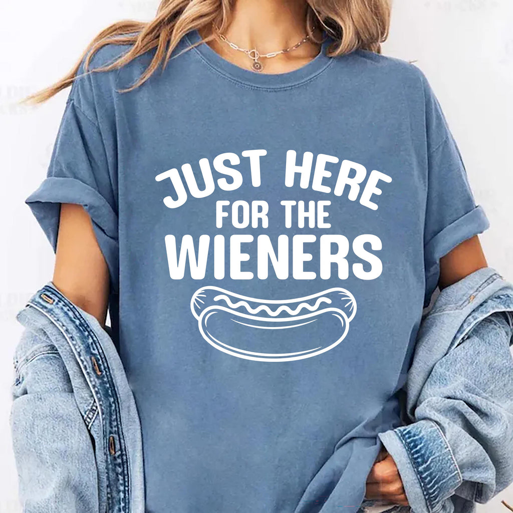 Just Here for the Wieners Short Sleeve T-Shirt
