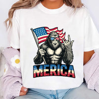 Bigfoot Merica Rock Sweatshirt