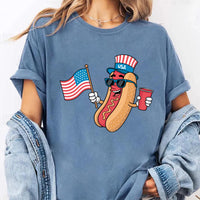 4th of July Hotdog Short Sleeve T-Shirt