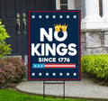 No Kings In America Yard Sign - Resist Hate Lawn Sign, Anti-Trump Sign, Resist Racism