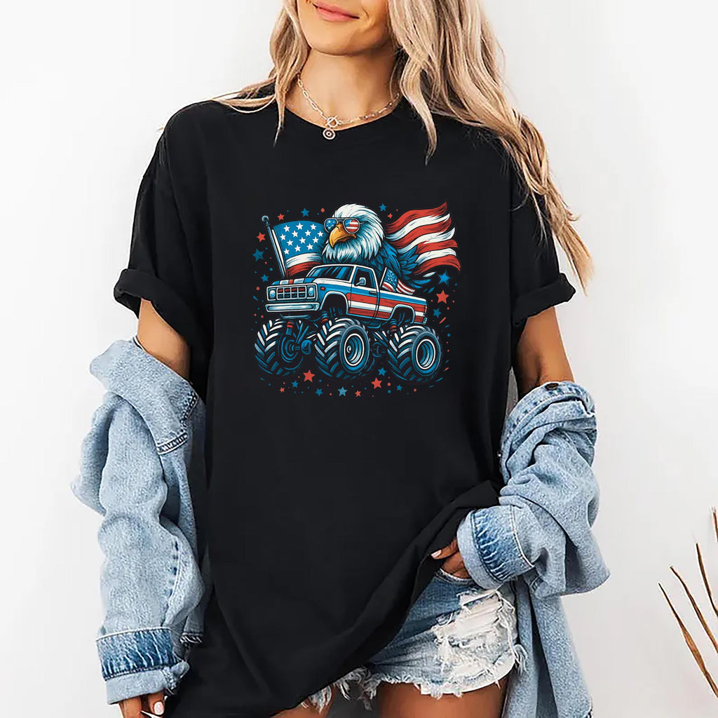 American Flag Eagle Long Sleeve Shirt