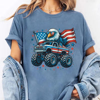 American Flag Eagle Long Sleeve Shirt