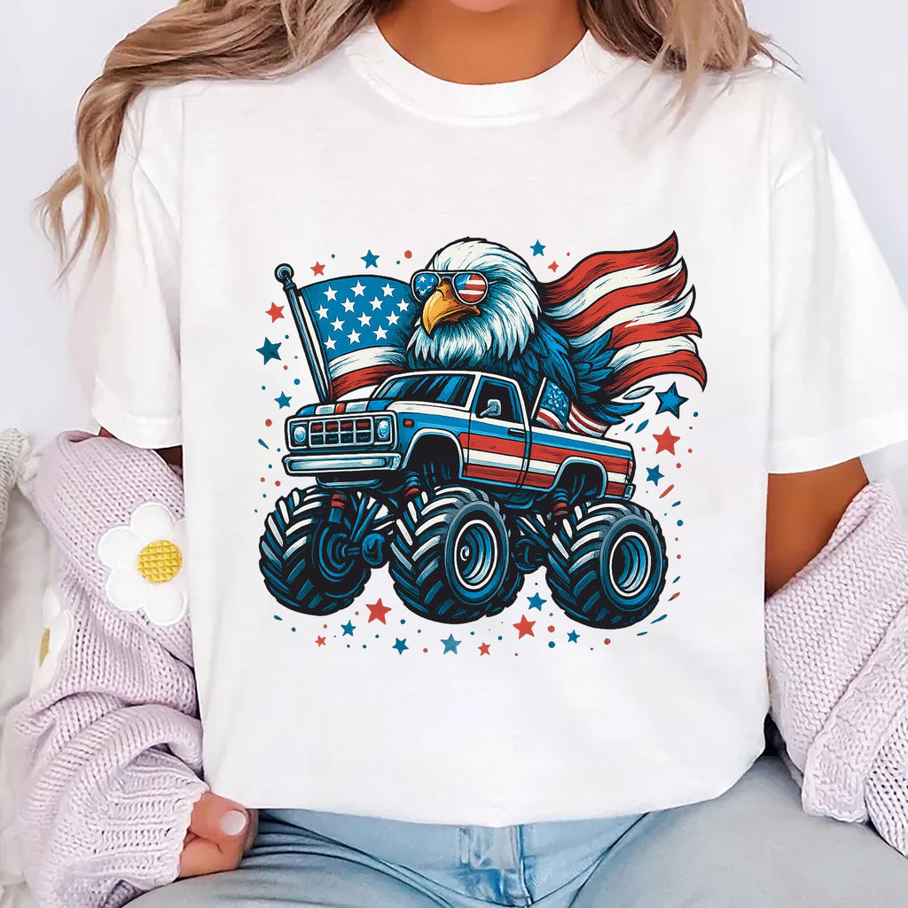 American Flag Eagle Long Sleeve Shirt