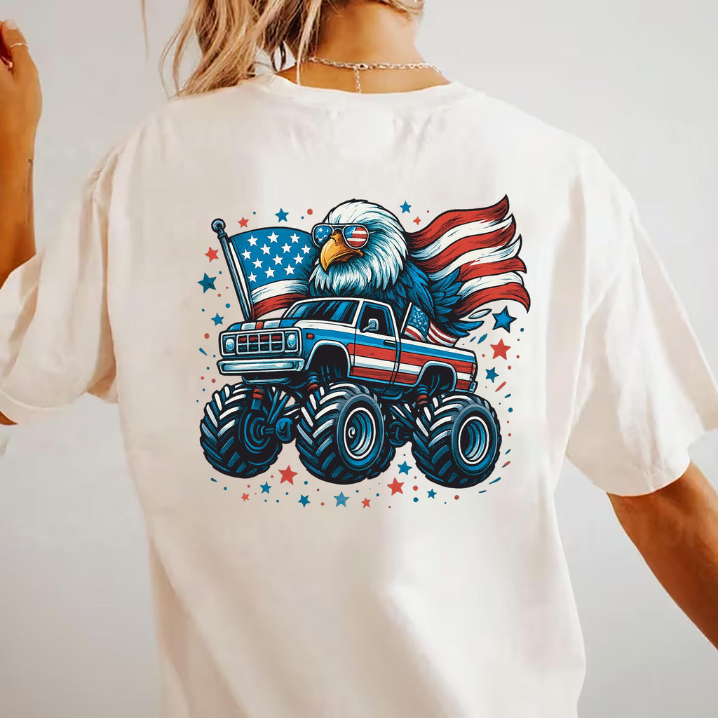 American Flag Eagle Long Sleeve Shirt