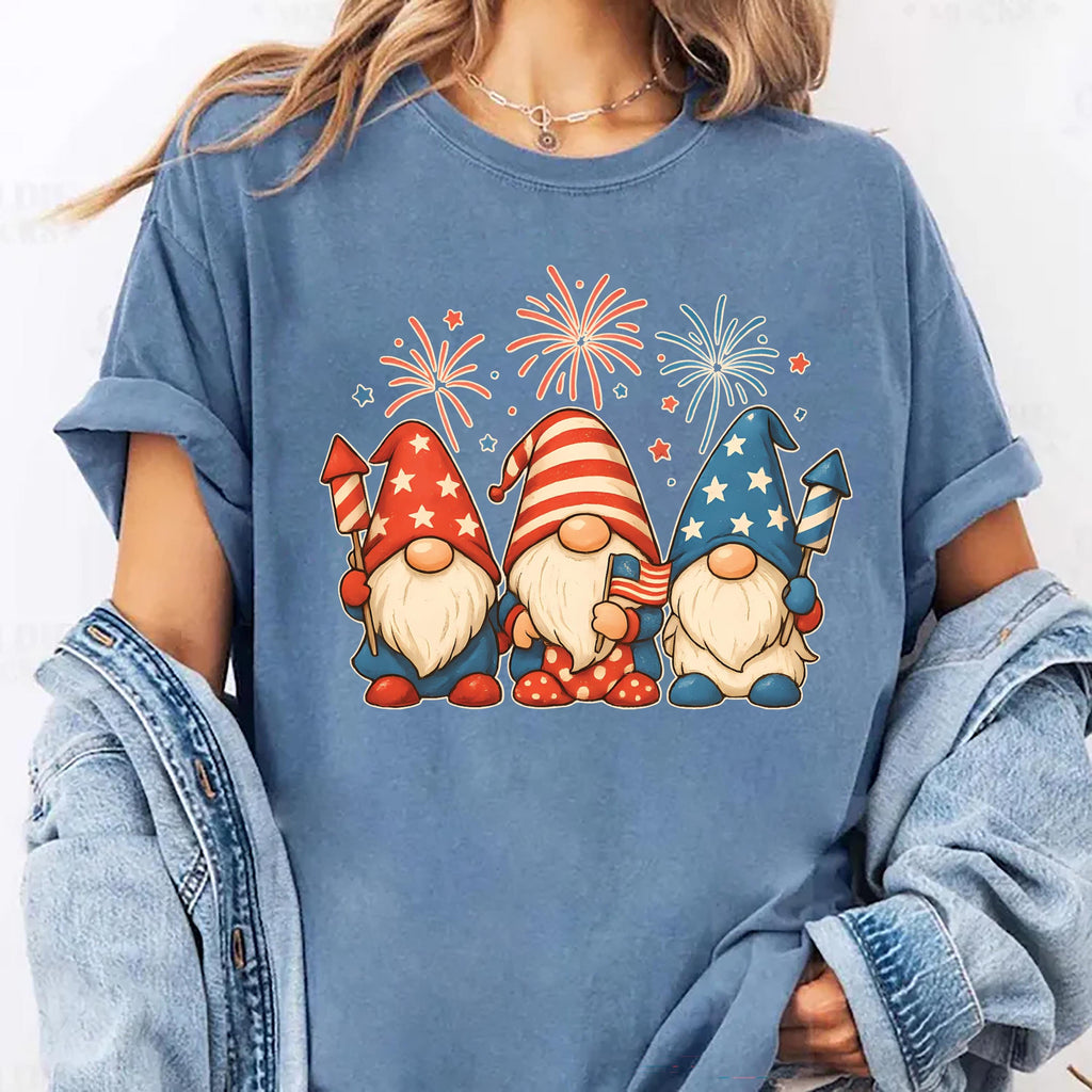 4th of July Gnomes Short Sleeve T-Shirt