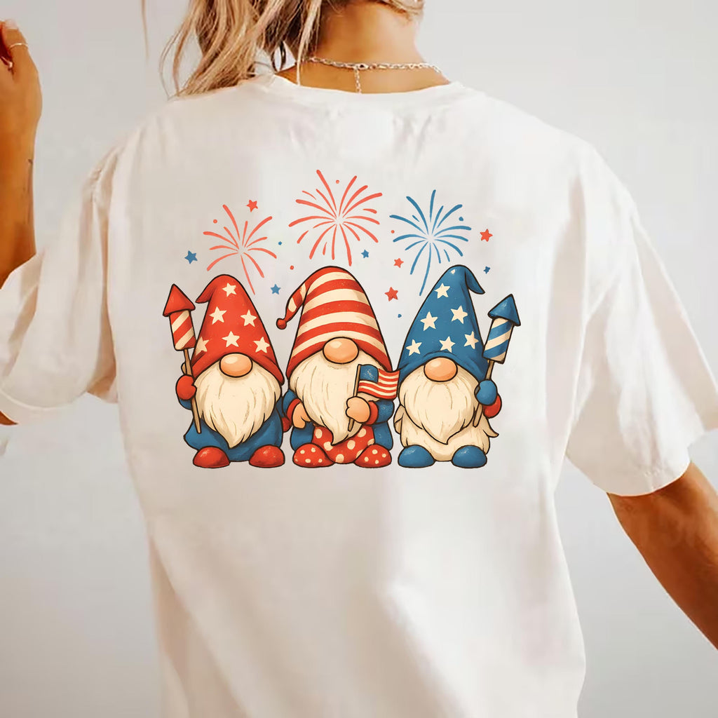 4th of July Gnomes Short Sleeve T-Shirt