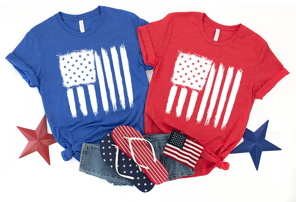 Patriotic American Flag Sweatshirt