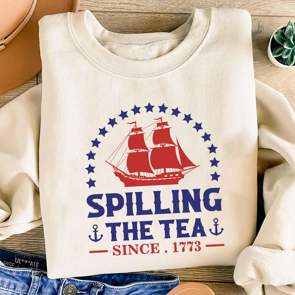 Spilling the Tea Since 1773 Long Sleeve Shirt
