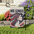 No Kings In America Garden Flag, 12x18 Inch Double Sided, Resist Hate Flag