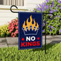 No Kings In America Garden Flag, 12x18 Inch Double Sided, Resist Hate Flag