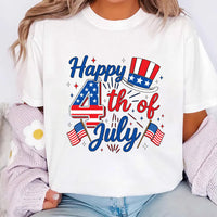 Happy 4th of July Short Sleeve T-Shirt