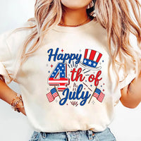 Happy 4th of July Short Sleeve T-Shirt