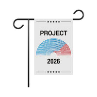 Project 2026 Protest Garden Flag, Double Sided, No Kings In America, Anti-Trump Flag