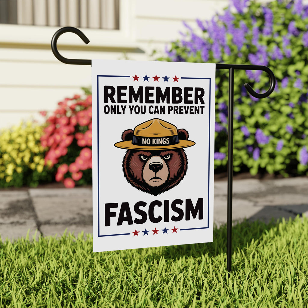 No Kings In America Garden Flag, Double Sided, Resist Hate Flag, Anti-Trump Flag