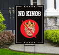 No Kings In America Yard Sign - Resist Hate Lawn Sign, Anti-Trump Sign, Resist Racism