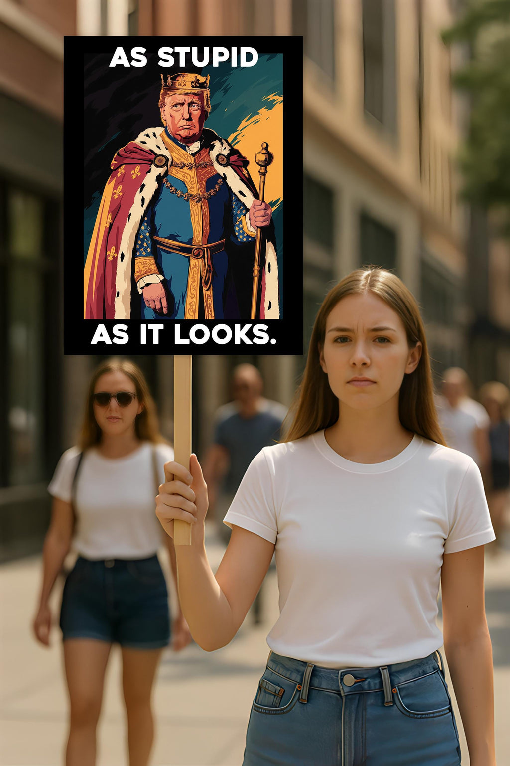 As Stupid As It Looks Protest Sign, Anti-Trump Resistance, Political Activist Protest Poster