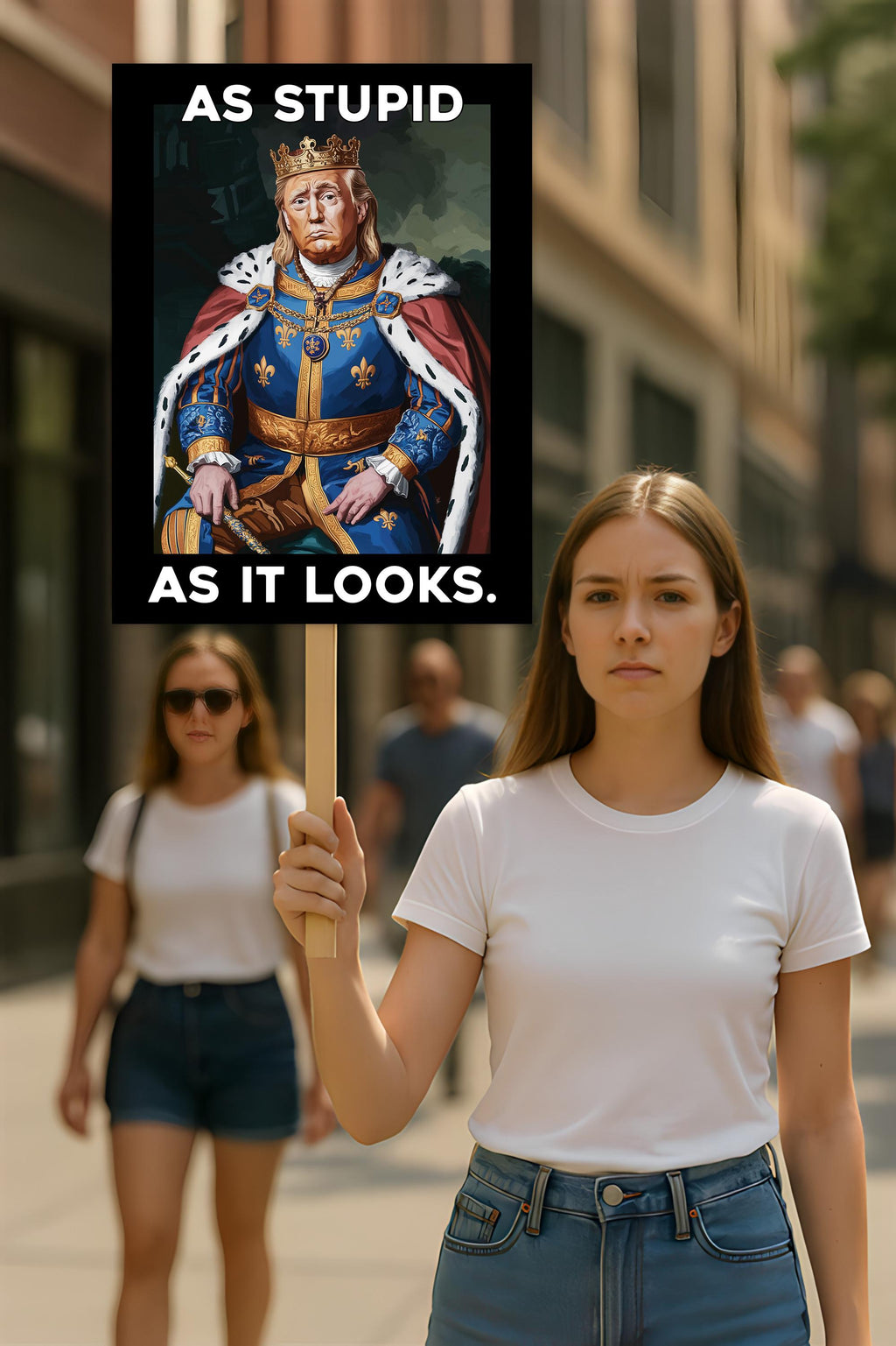 As Stupid As It Looks Protest Sign, Anti-Trump Resistance, Political Activist Protest Poster