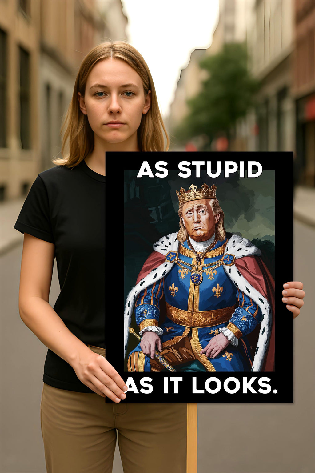 As Stupid As It Looks Protest Sign, Anti-Trump Resistance, Political Activist Protest Poster