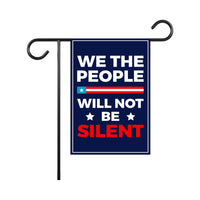 We the People Garden Flag, 12x18 Inch Double Sided, Resist Hate Flag