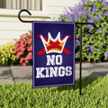 No Kings In America Garden Flag, 12x18 Inch Double Sided, Resist Hate Flag, Anti-Trump Flag, Resist Racism Flag, Resist Fascism Flag