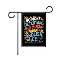 Abolish ICE Protest Garden Flag, 12x18 Inch Double Sided