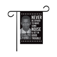John Lewis Good Trouble Protest Garden Flag, Double Sided, Resist Hate, Anti-Trump, Resist Racism, Resist Fascism Flag