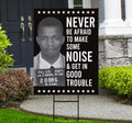 John Lewis Good Trouble Protest Yard Sign - Anti-Trump, Resist Racism, Resist Fascism Sign with Metal H-Stake