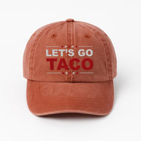 Taco Trump Always Chickens Out Embroidered Hat, Gift For Anti MAGA, Anti-Trump Hat