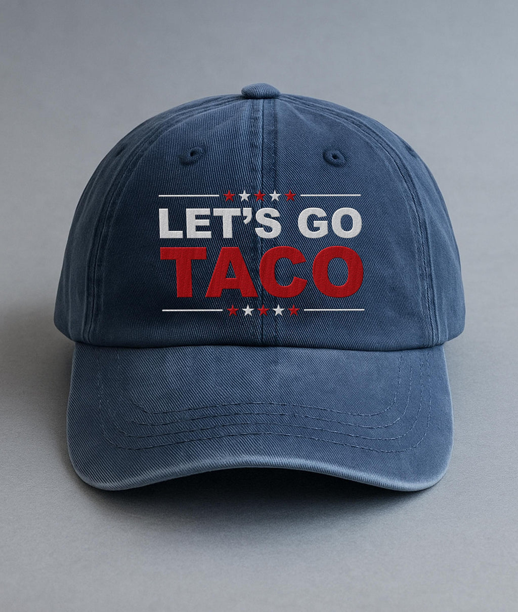 Taco Trump Always Chickens Out Embroidered Hat, Gift For Anti MAGA, Anti-Trump Hat