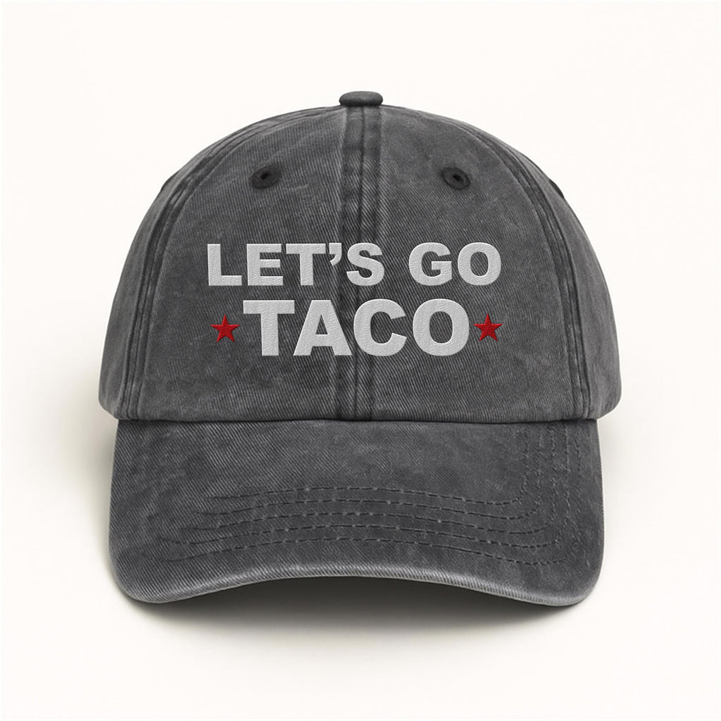 Taco Trump Always Chickens Out Embroidered Hat, Gift For Anti MAGA, Anti-Trump Hat