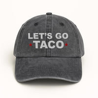 Taco Trump Always Chickens Out Embroidered Hat, Gift For Anti MAGA, Anti-Trump Hat