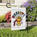 Rejecting Kings Since 1776 Garden Flag, 12x18 Inch Double Sided, Resist Hate, Anti-Trump Sign, Resist Racism Flag, Resist Fascism Sign