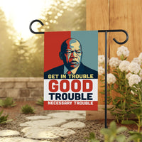 Rejecting Kings Since 1776 Garden Flag, 12x18 Inch Double Sided, Resist Hate, Anti-Trump Sign, Resist Racism Flag, Resist Fascism Sign (Copy)