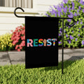 Resist No Kings In America Protest Garden Flag, Double Sided, Resist Hate Flag, Anti-Trump Flag, Resist Racism Flag, Resist Fascism Flag