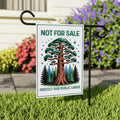 Not For Sale, Protect Our Public Lands Protest Garden Flag, Double Sided, Resist Hate Flag, Anti-Trump Flag, Resist Racism Flag, Resist Fascism Flag